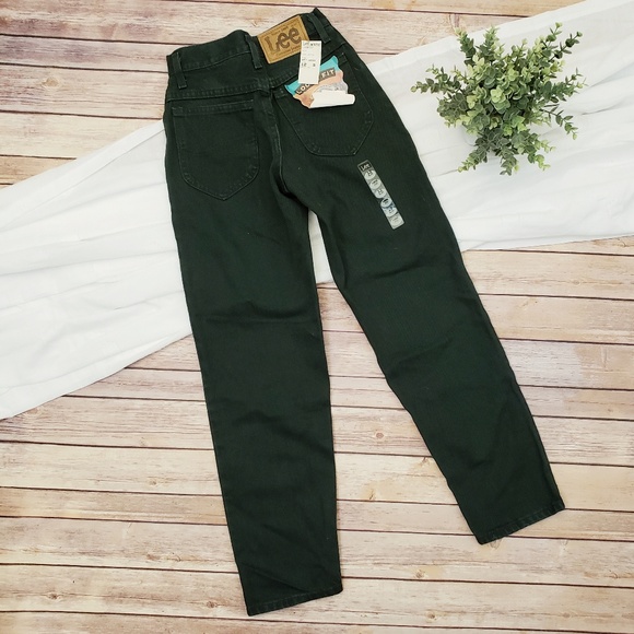 lee green jeans